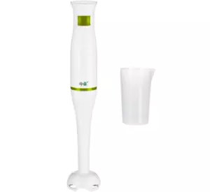 Frullatore a IMMERSIONE elettrico tritatutto acciaio inox mixer cucina bicchiere - Picture 1 of 8