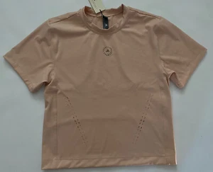 ADIDAS BY STELLA McCARTNEY TRUEPURPOSE LOOSE T-SHIRT GYM TRAINING BEIGE GU9036 S - Picture 1 of 8