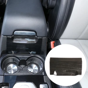 Caja reposabrazos ABS de madera negra de grano decoración delantera para Land Rover Discovery 4 - Imagen 1 de 11