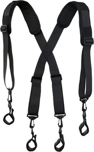 Tactical Duty Belt Harness Suspenders Padded Tool Belt Suspender Heavy Duty Work - Picture 1 of 4