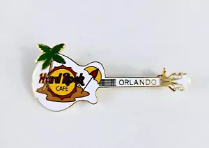 Pin Hard Rock Café Orlando Florida Guitar Island Palm Tree - Imagen 1 de 4
