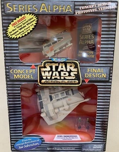 Star Wars Micro Machines Action Fleet Series Alpha Rebel Snowspeeder 2 Pack RARE - Picture 1 of 1
