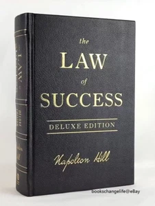 THE LAW OF SUCCESS Deluxe Edition Napoleon Hill Leather Bound Collectible NEW - Picture 1 of 7