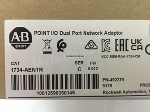 1734-AENTR  Allen Bradley Point I/O Dual Port Network Adapter Module 1734AENTR - Picture 1 of 7
