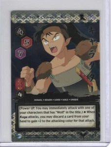 Inuyasha TCG: Tousou - Koga, Wolf Commander #P3 Foil Promo NM-MT - Picture 1 of 2