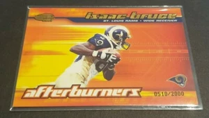 2001 Invincible Afterburners Isaac Bruce Insert Card #ed/2000 - St Louis Rams - Picture 1 of 1