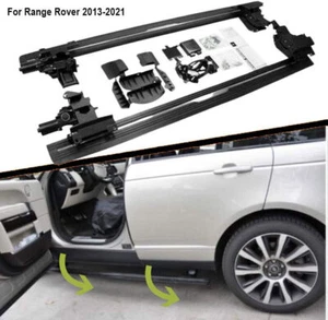 Black Deployable Running Board fits for Range Rover 2013-2017 Electric Side Step - Picture 1 of 10