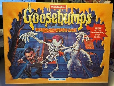 Goosebumps Shrieks And Spiders Game Waddingtons  Vintage 1996 New and Sealed - Image 1 of 4