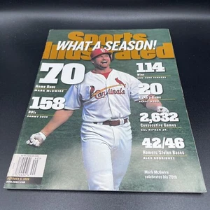 Sports Illustrated 5 de octubre de 1998 Mark McGuire Yankees de Nueva York Alex Rodríguez - Imagen 1 de 3