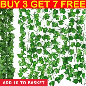 Artificial Hanging Plant Fake Vine Ivy Leaf Greenery Garland Wedding Party Decor - Picture 1 of 12