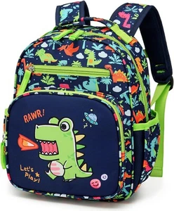 Kids Backpack Toddler bookbag with Padded Back & Adjustable Strap, Dinosaurs - Picture 1 of 6