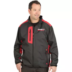 Case IH Agriculture Charcoal & Red Revolution Lightweight Jacket for Men - Picture 1 of 1