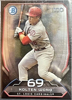 2014 Bowman Chrome Bowman's Top 100 "Kolten Wong" - Image 1 of 2