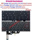 US hintergrundbeleuchtete Tastatur für MSI Prestige 15 A11 A12 A11SC/A11MO/A11UC/A11UD/MS-16S6