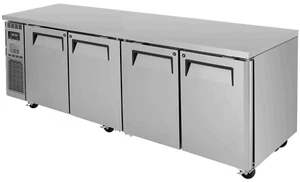 Turbo Air Undercounter 4 Door Refrigerator W2400 x D700 x H850mm: KUR24-4(HC) - Picture 1 of 6