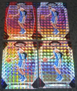 (4) 2017-18 Panini Prizm Mosaic VINCE CARTER #60 RED+ SILVER REFRACTOR LOT - Picture 1 of 1
