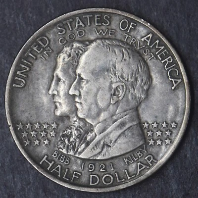 1921 Alabama Centennial Silver Half Dollar .50C - COINGIANTS - - Image 1 of 2