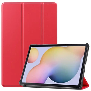 Cover per Samsung Galaxy Tab S7 SM-T870/T875/X700 custodia tablet Sleep/Wake rosso - Foto 1 di 9