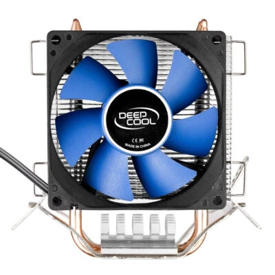 80mm CPU Fan LGA1156 1155 1150 Silent Cooler Aluminum Heatsink Dual Copper Pipe - Image 1 of 4