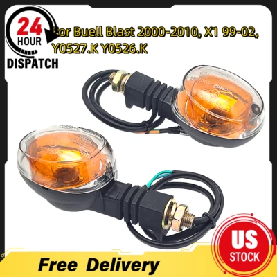 Señales de giro traseras para Buell Blast 2000-2010, X1 99-02, Y0527.K Y0526.K Foto 1 de 4