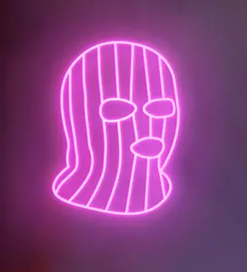 Ski Mask LED Neon Sign - Picture 1 of 5