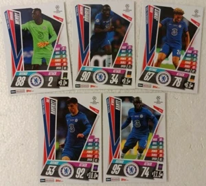 topps Match Attax On Demand 2020/21 Card Set of 5 CHELSEA Champions - Picture 1 of 1