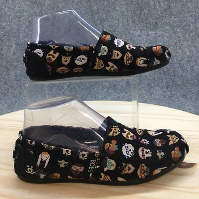 Zapatos planos Skechers Bobs para perros para mujer 6,5 cómodos 34392 de lona negra Foto 1 de 4