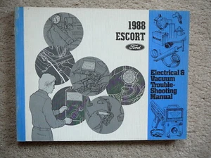 FORD - 1988 FORD ESCORT - ELECTRICAL & VACUUM TROUBLE SHOOTING SHOP MANUAL VG - Picture 1 of 2