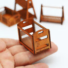 2PC Dollhouse 1:12 Scale Miniatures Storage Basket Wooden Bakery Accessories