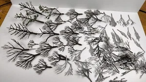 Lot Of 75+ HO Scale Woodland Scenics Soft Metal Plastic Trees NEW USED 6" - 2" - Picture 1 of 7