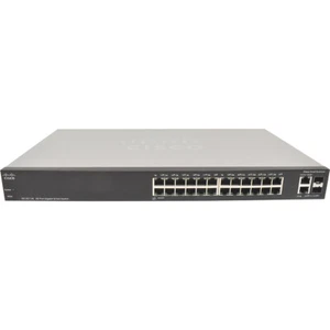 Cisco SG200-26 26-Ports RJ-45 GE 2-Ports SFP GE Small Business Smart Switch - Afbeelding 1 van 5
