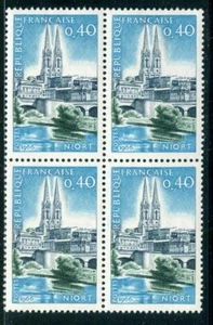 Stamp / France New Block of 4 // No. 1485 ** Niort - Picture 1 of 1