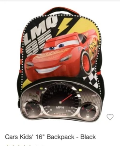 NUOVO con ETICHETTA Lightning McQueen zaino auto - Foto 1 di 2