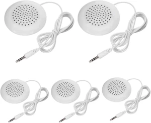 5Pcs DIY Pillow Speaker, New 3.5Mm Mini Stereo Speaker for MP3 Phone Portable CD - Picture 1 of 9