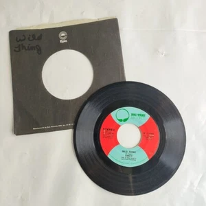 Fancy Wild Thing 45 Vg Tested Jukebox 1974 Retro Man Cave Music Record Album VTG - Picture 1 of 8
