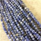 Natural Blue Sodalite Gemstone Beads Round 4mm Bulk Lot 100 Pcs