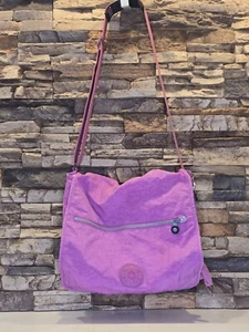 Kipling Madhouse Pink Expabdable Messenger Bag - Picture 1 of 10