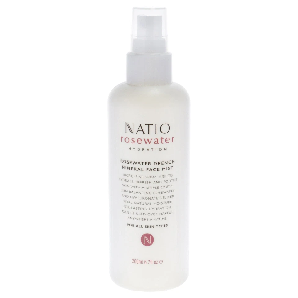 Rosewater Drench Mineral Face Mist by Natio for Women - 6.7 oz Mist - Image 1 of 1