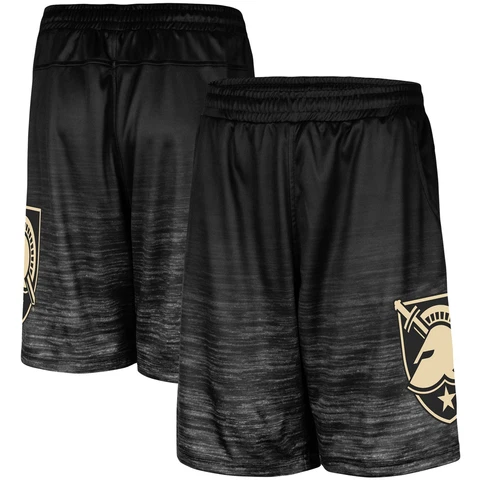 Men's Colosseum Black Army Black Knights Broski Shorts Cover