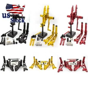 CNC Rearset Foot peg Rear set Footrest For Honda MSX125 Grom 2016 2017 2018-2020 - Picture 1 of 12