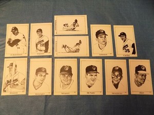 1970 Carl Aldana Baltimore Orioles World Series Champs Set of 12 Very Rare 