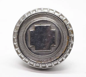 Antique R&E Greek Nickel Finished Door Knob - Picture 1 of 5