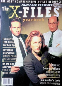  The X-Files Yearbook Comic Cinescape 1996 Vintage Magazine Exclusive Interview - Picture 1 of 2