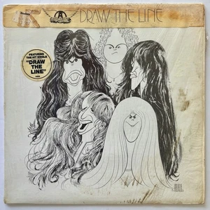Aerosmith - Draw The Line - Vinyl LP 1977 w/ Inner Sleeve & Hype Sticker Cleaned - Picture 1 of 6
