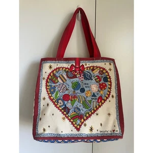 Brighton Holiday Celebration Love Holiday Canvas Beuteltasche Tasche Shopper Reisetasche - Bild 1 von 6