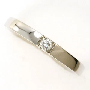 Schmuck Japanische Marke Platin 950 Ring 10 Größen Diamant Kostenloser Versand Gebraucht - Bild 1 von 6