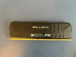 Ballistix Crucial 8GB DDR4-3000 W/ XMP Compatability - Picture 1 of 2