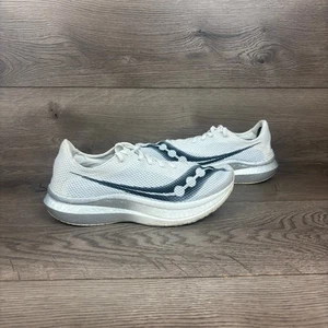 Saucony Endorphin Pro + Plus Scarpe da Corsa Uomo 8 Bianco Argento S20719-01 - Foto 1 di 11