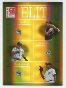 Donruss Elite Teams 2005 oro Josh Beckett/Dontrelle Willis/Ivan Rodriguez/250 - Imagen 1 de 2
