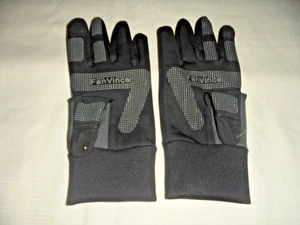 FAN VINCE TOUCH SCREEN RUNNING GLOVES WATERPROOF - SIZE-MEN MED, WOMEN LRG - Picture 1 of 3